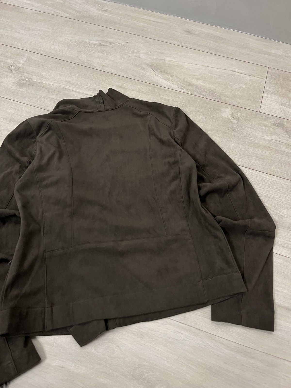Hysteric Glamour 🔥Punk Rick Owens Vibe Biker Suede Side Zip 00's Jacket Size S / US 4 / IT 40 - 9 Thumbnail