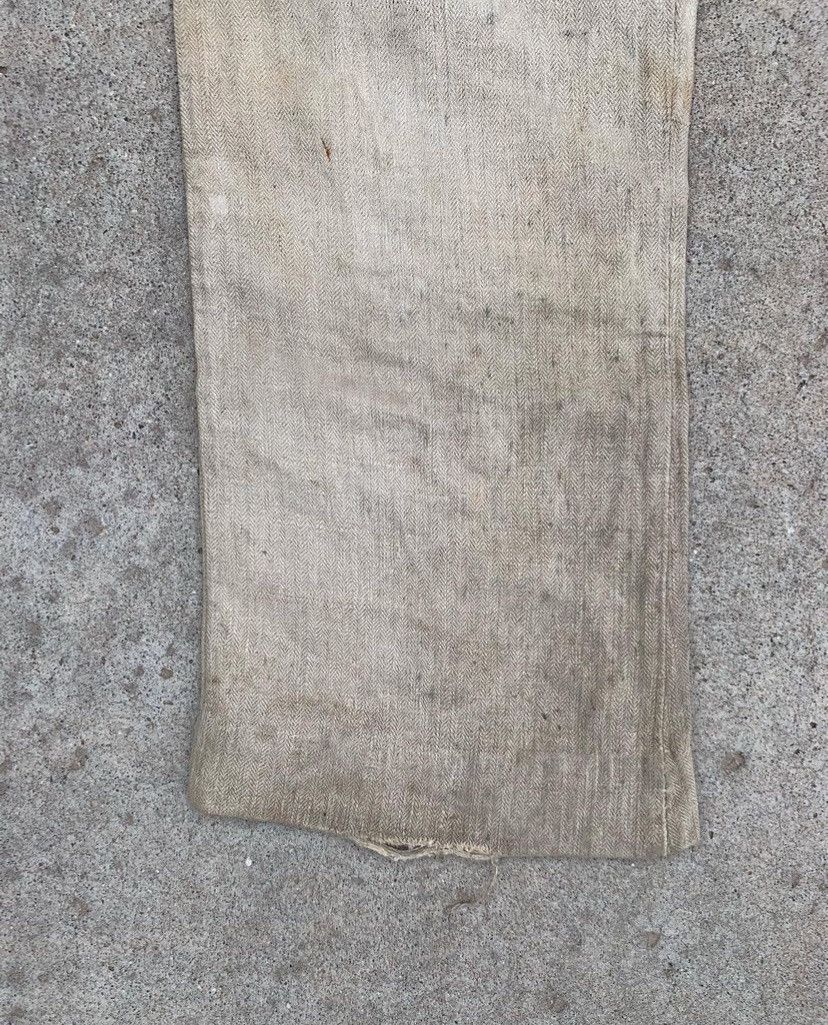 Vintage French Bourgeron Linen Military Trousers Size US 29 - 5 Thumbnail