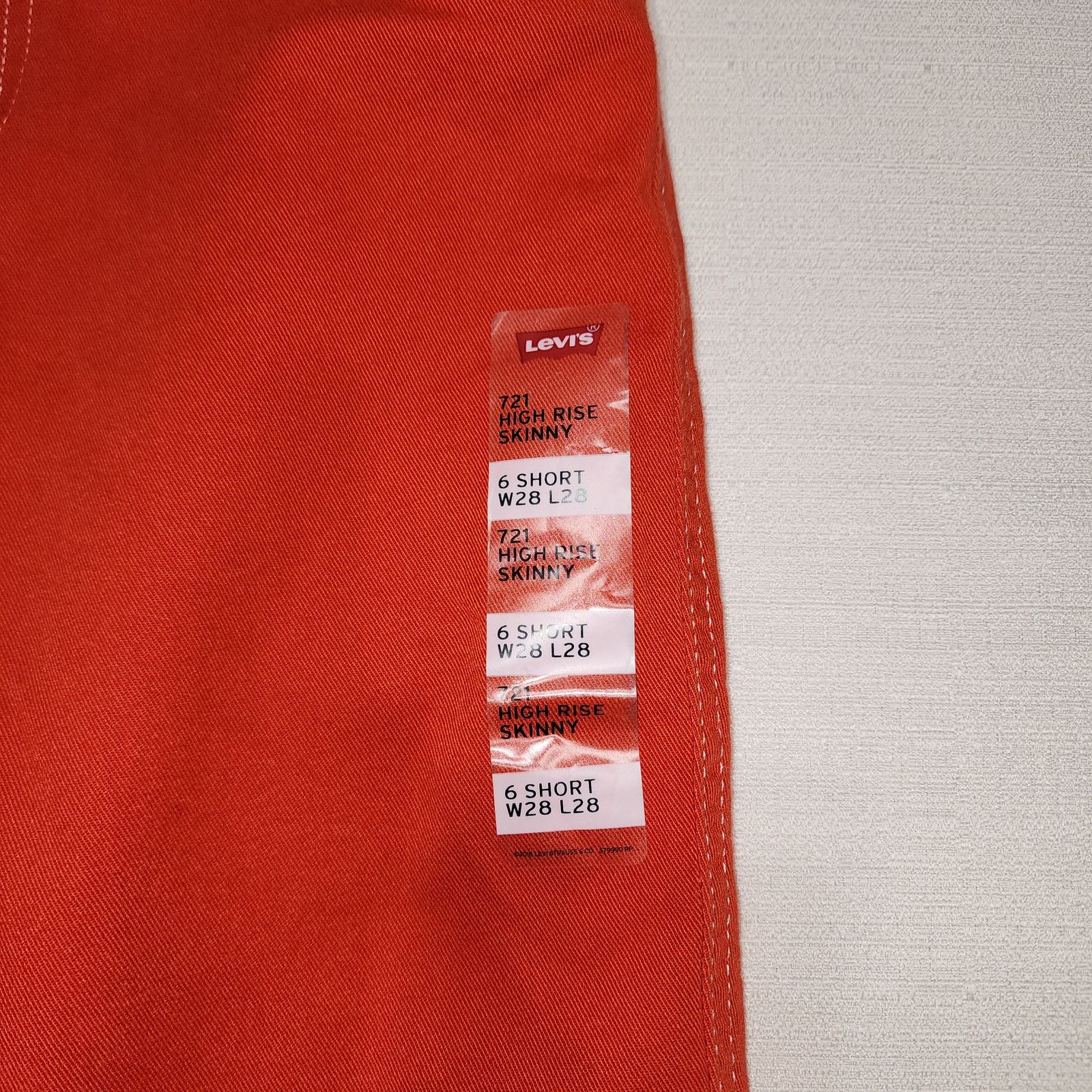 Levi's Levi's 721 high rise skinny jeans W28''xL28'' NWT Size 28" / US 6 / IT 42 - 3 Thumbnail