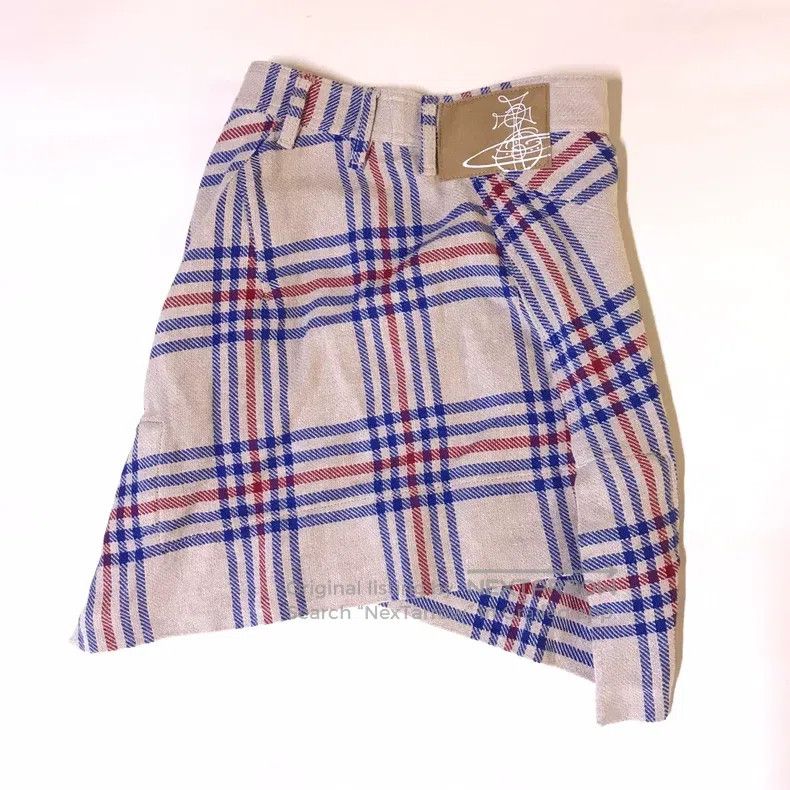 Vivienne Westwood Vivienne Westwood Red and blue contrast with irregular des Size 26" / US 2 / IT 38 - 6 Thumbnail