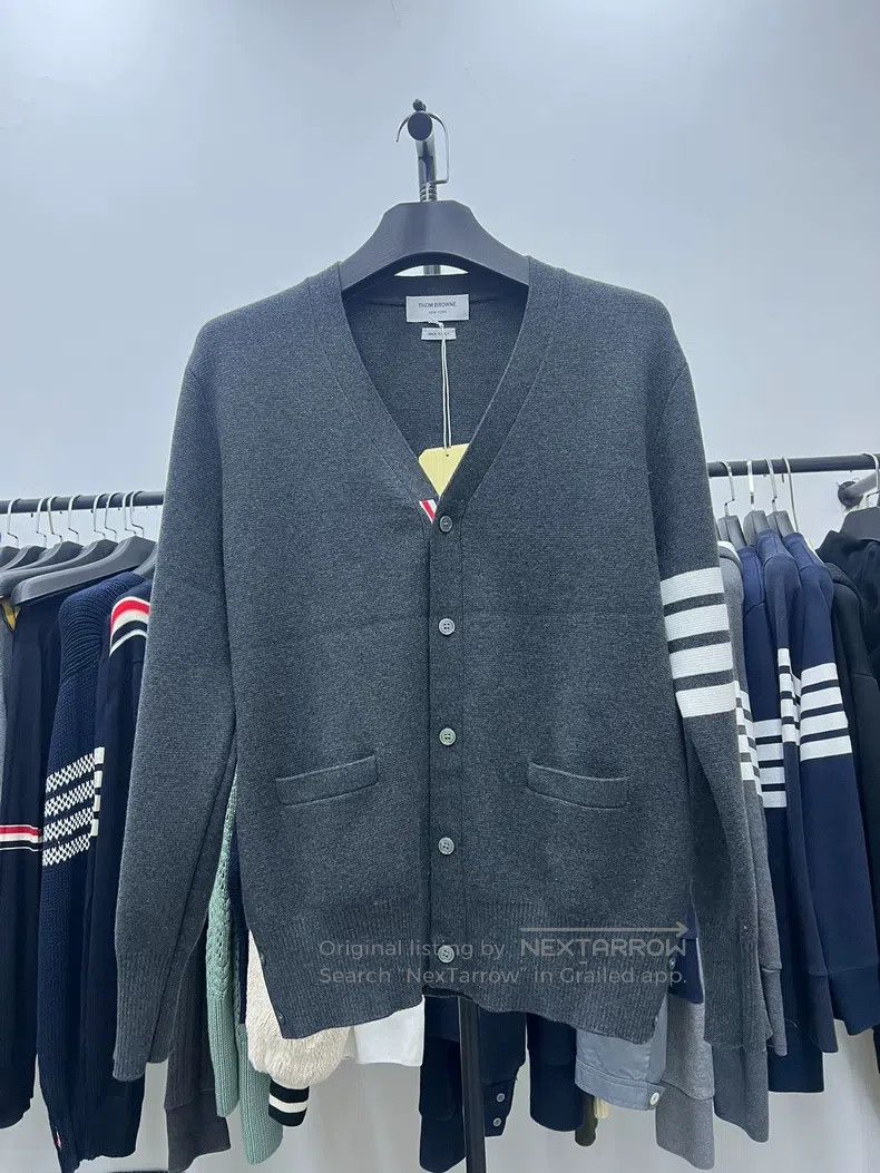 Thom Browne Thom Browne Heavy Wool Cardigan Size US M / EU 48-50 / 2 - 1 Thumbnail