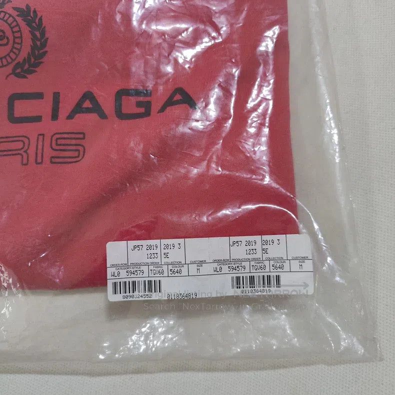 Balenciaga Balenciaga Red Short Sleeve T-Shirt Size US M / EU 48-50 / 2 - 7 Thumbnail
