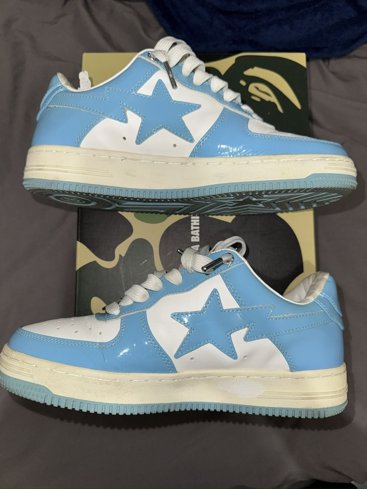 Bape BAPESTA 2017 “SAX” Size US 8 / EU 41 - 2 Thumbnail