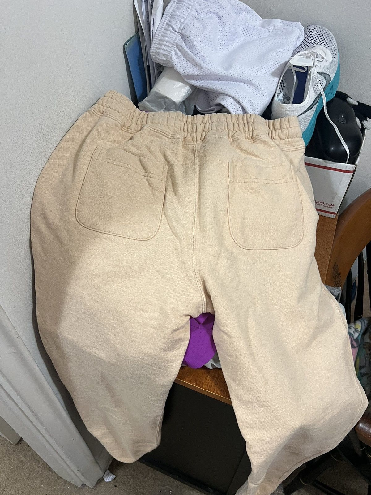 Aime Leon Dore Aime Leon Dore tan / cream sweatpants joggers medium Size US 30 / EU 46 - 6 Thumbnail