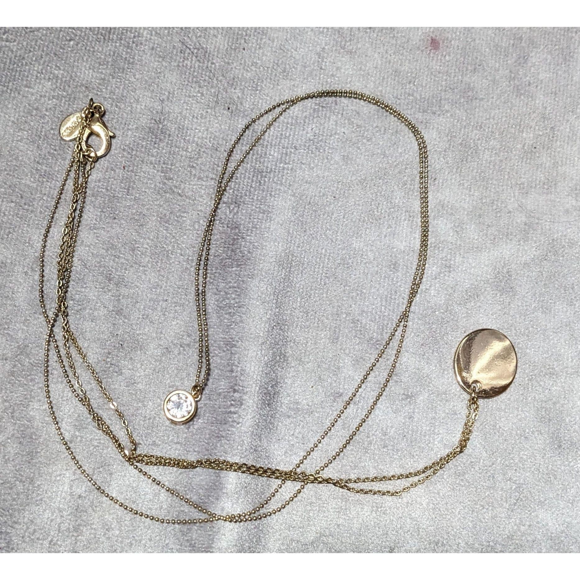 Express Express Multistrand Dainty Chain Pendant Necklace Size ONE SIZE - 9 Thumbnail