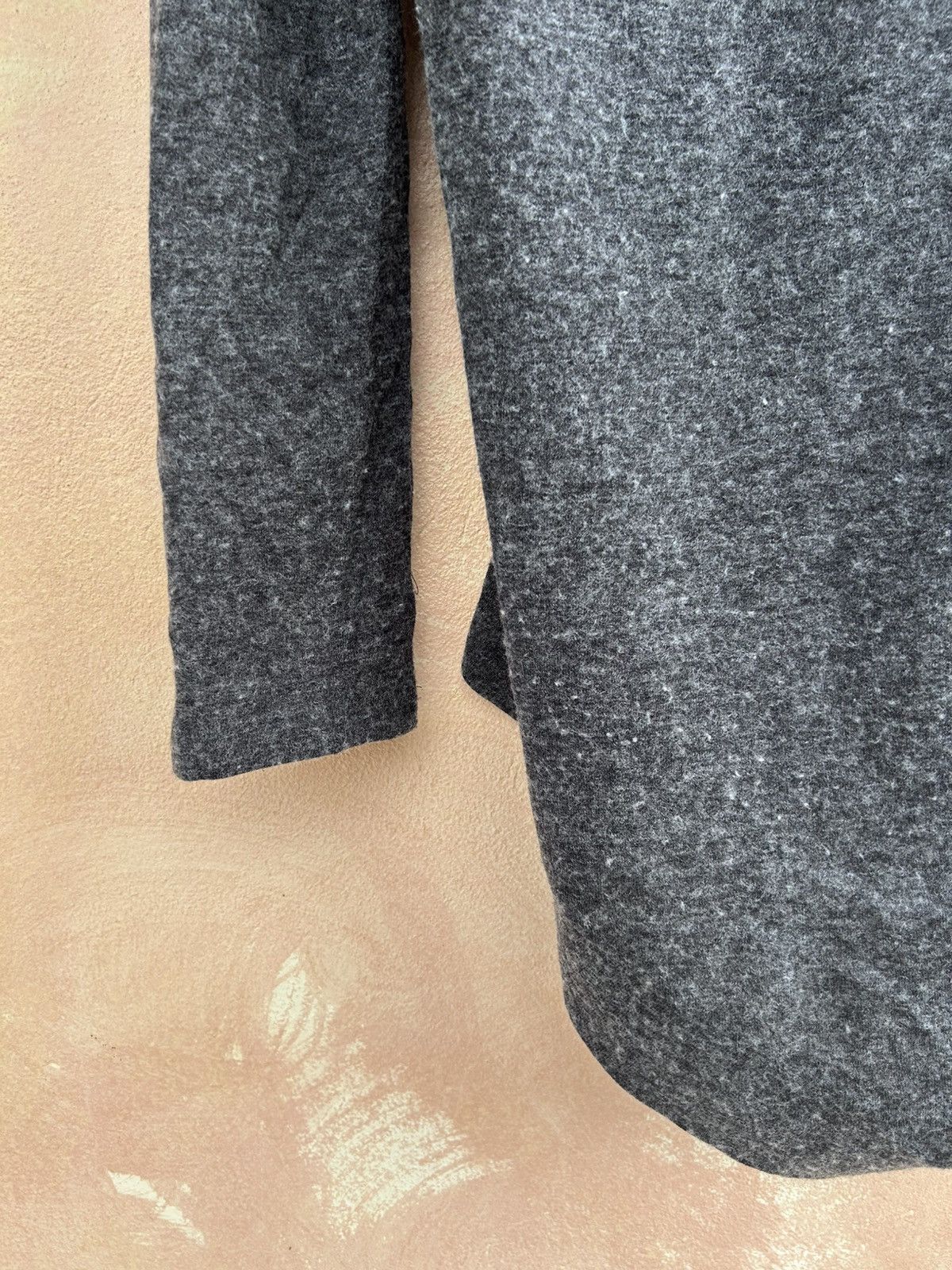 Juun.J grey asymmetric wool sweater knit NEW margiela rick owens 48 Size US M / EU 48-50 / 2 - 4 Thumbnail