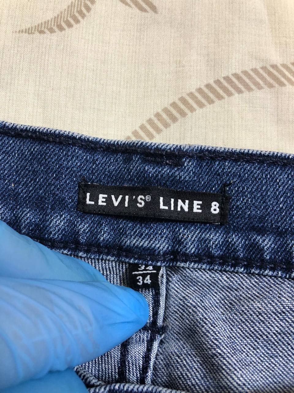 Levi's jeans Levi's LINE 8 crazy Y2K vintage streetwear Size US 34 / EU 50 - 2 Thumbnail