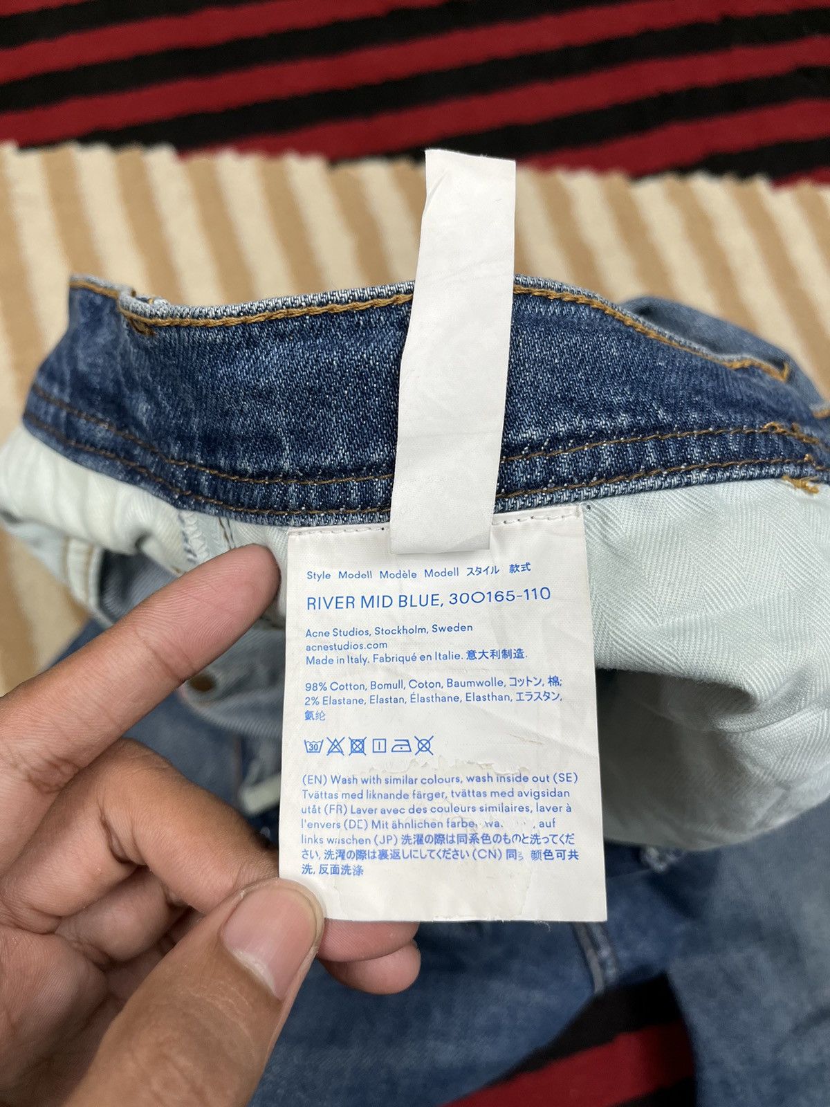 Acne Studios Acne Studios Bla Konst Denim Pants Size US 29 - 10 Thumbnail