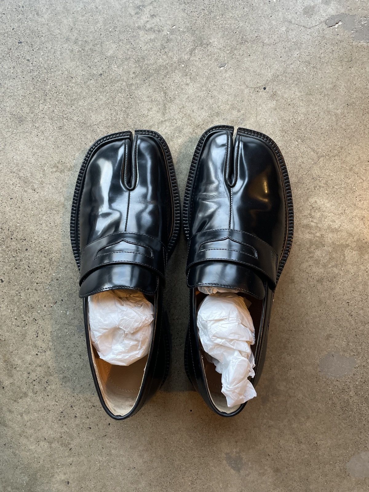 Maison Margiela Maison Margiela Tabi Loafers black size 41 Size US 8.5 / EU 41-42 - 8 Thumbnail