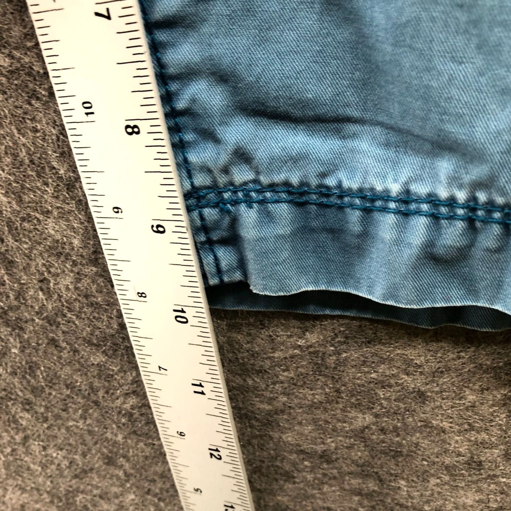 American Eagle Outfitters American Eagle Classic Fit Chino Shorts Mens 30 Light Blue 10" Inseam Size US 30 / EU 46 - 7 Thumbnail