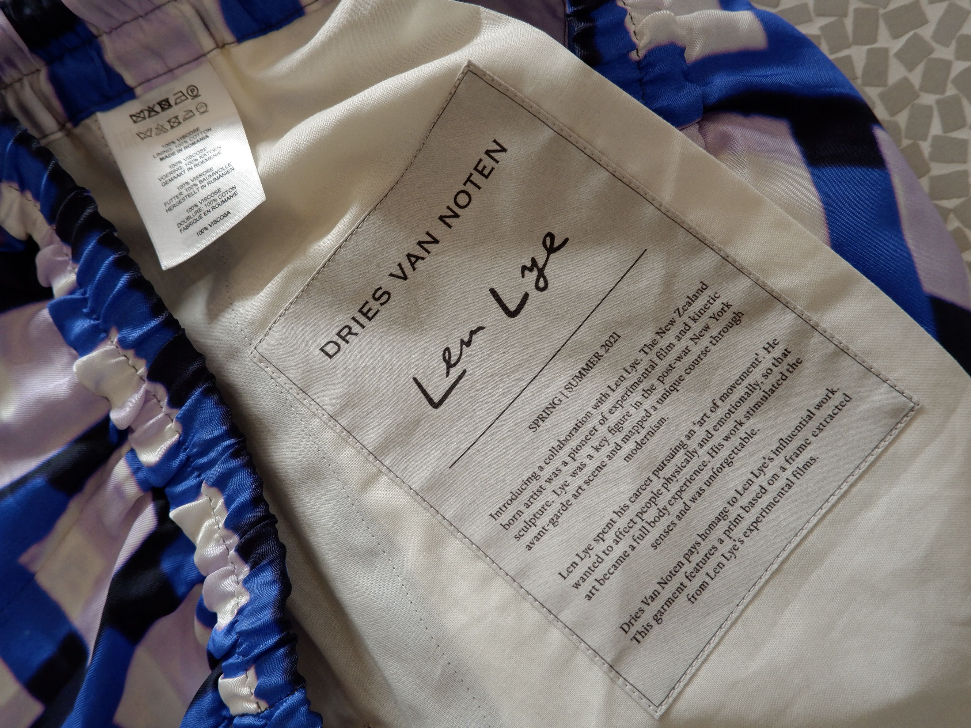Dries Van Noten Rare! Dries van Noten Len Lye printed pants SS21 Size US 30 / EU 46 - 6 Thumbnail