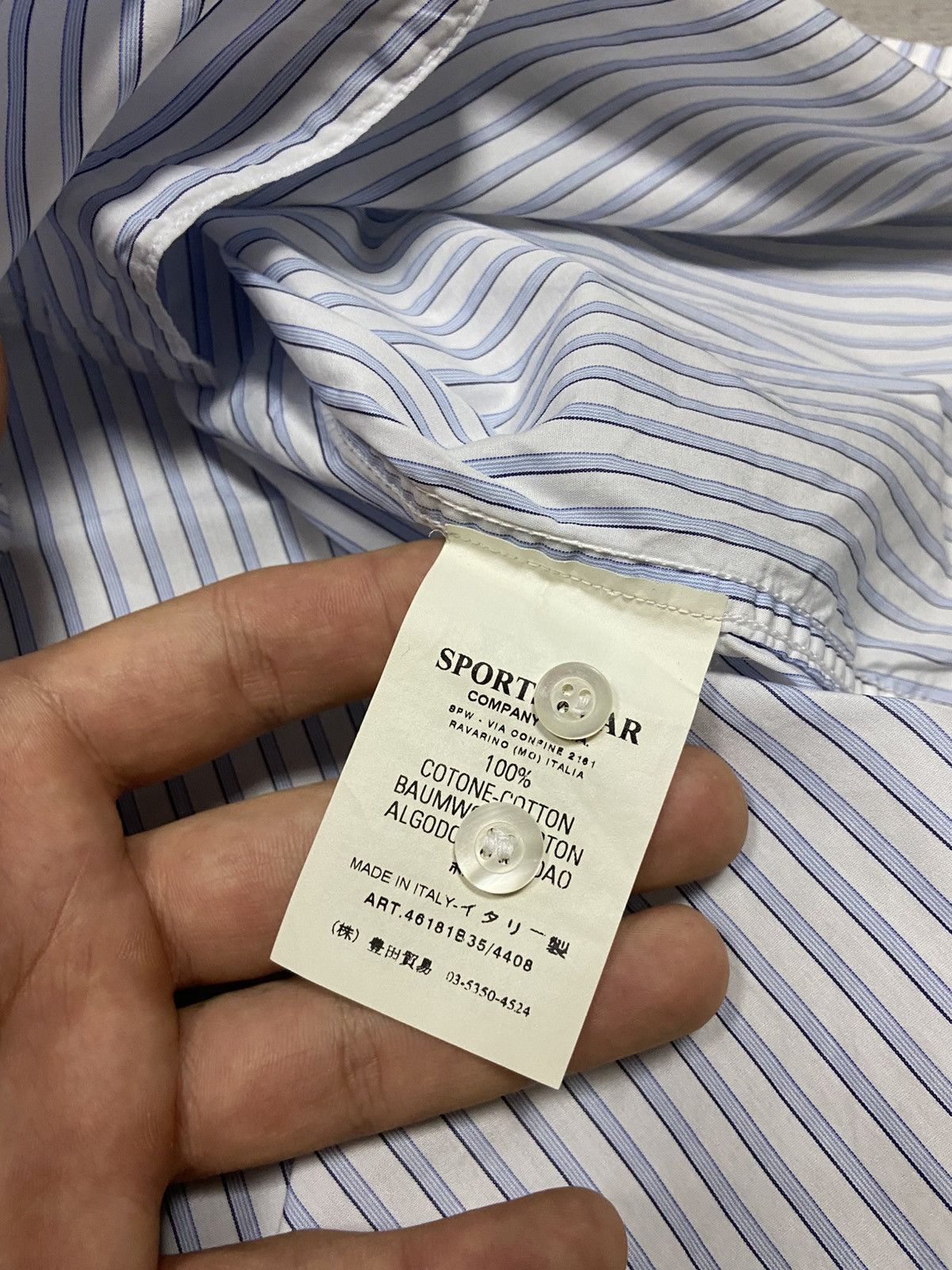 CP company stripped shirt vintage Italy