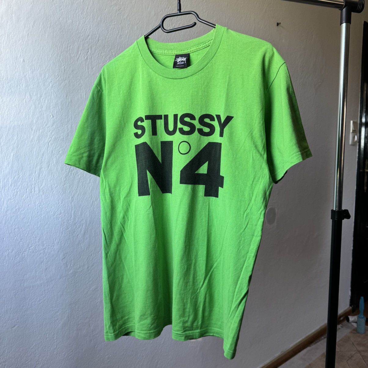 Stussy Stussy No.4 Tee "Kelly" Green y2k logo 00s M skate Size US M / EU 48-50 / 2 - 7 Thumbnail
