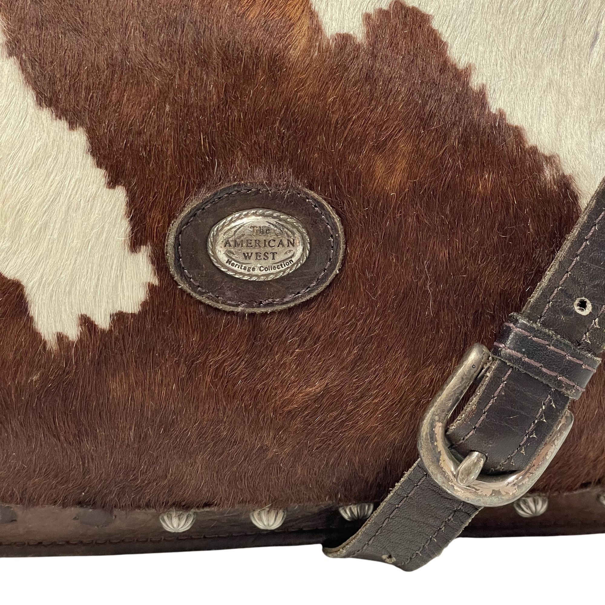 Other Vtg The American West Cowhide PONY HAIR Shoulder Bag Purse Size ONE SIZE - 4 Thumbnail