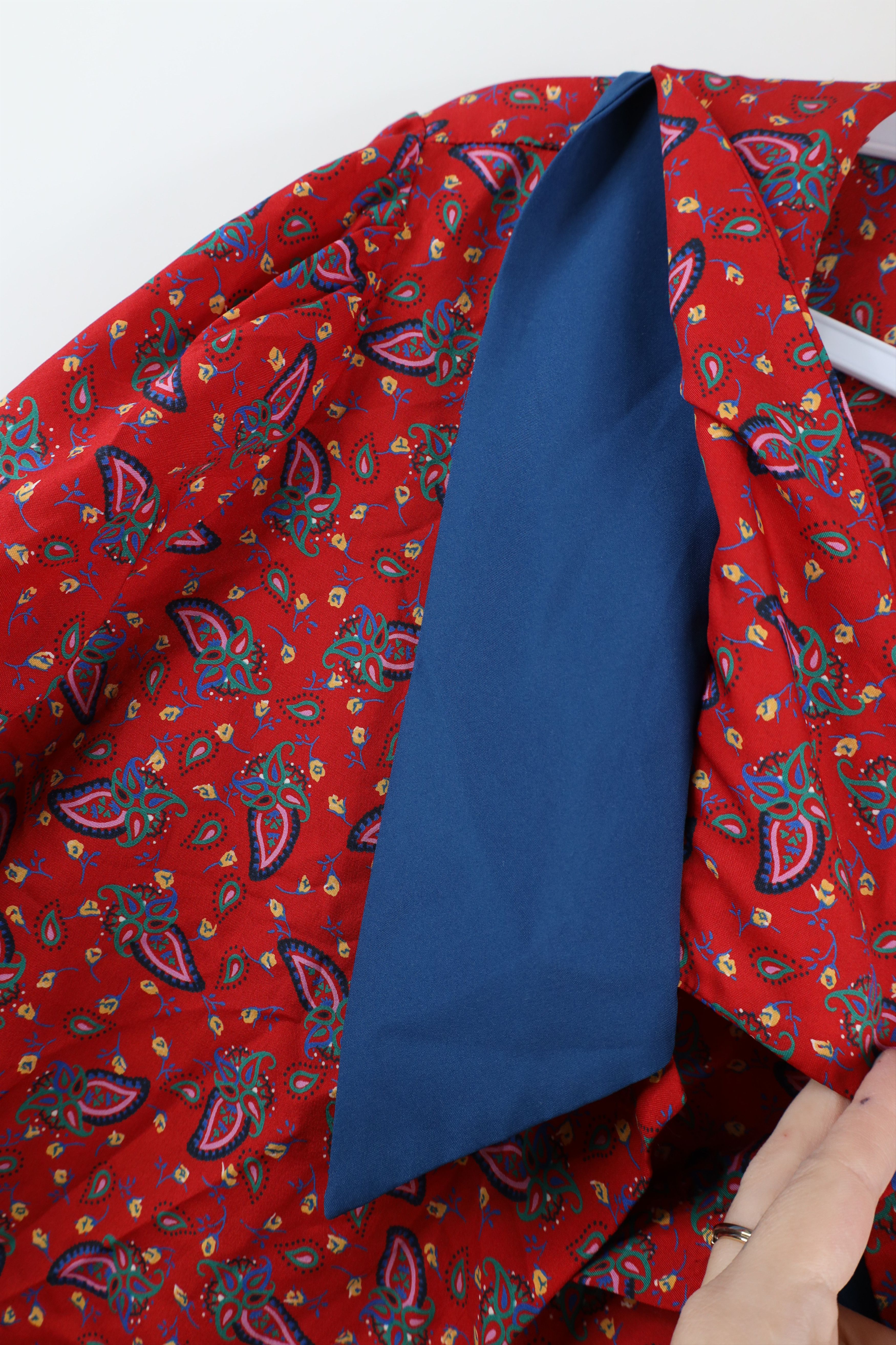 Vintage Vintage 70s Streetwear Flower Collared Button Shirt USA Size XXL / US 16-18 / IT 52-54 - 7 Thumbnail