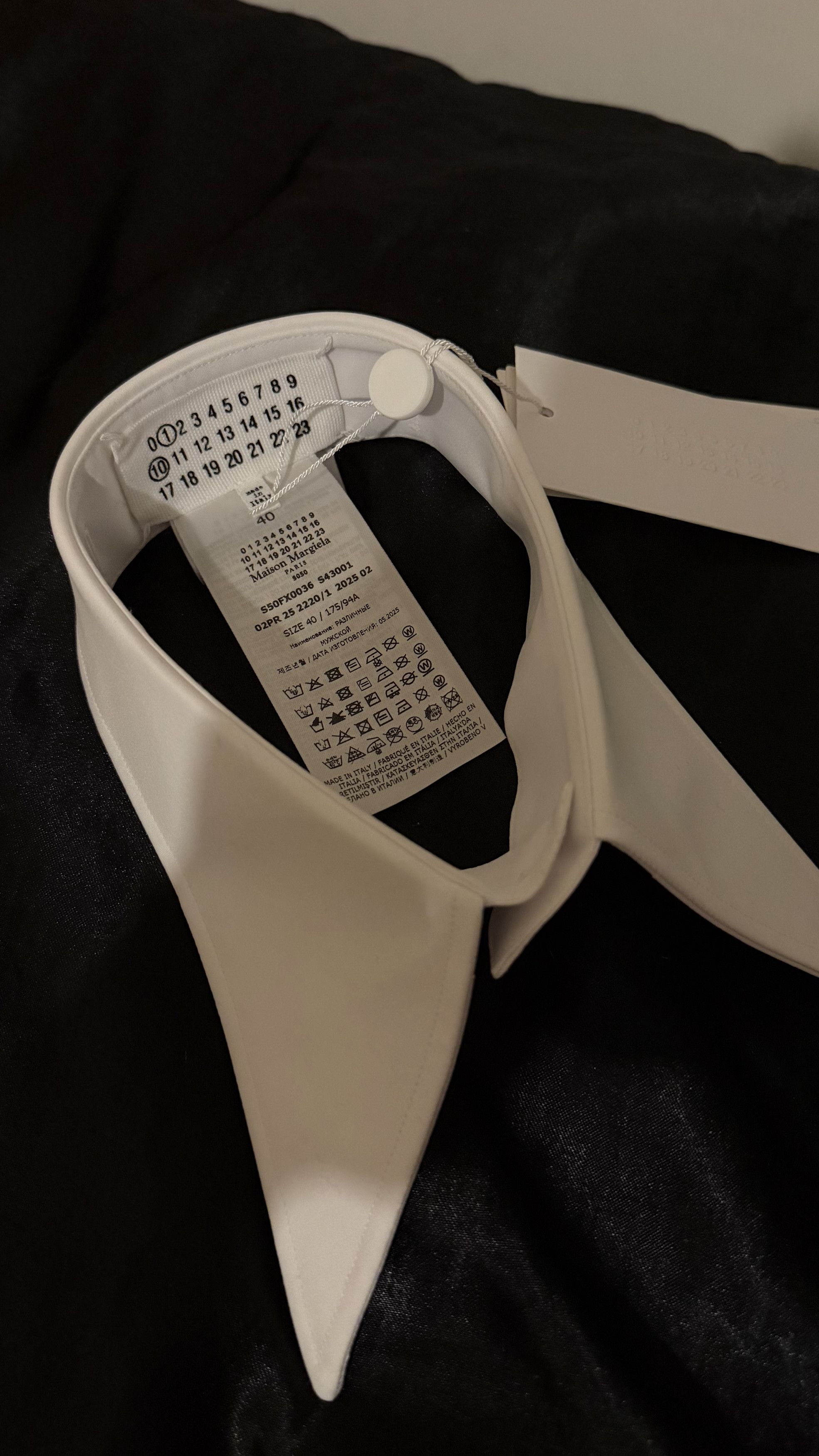 Maison Margiela Maison Margiela white poplin collar Size 40 - 2 Thumbnail