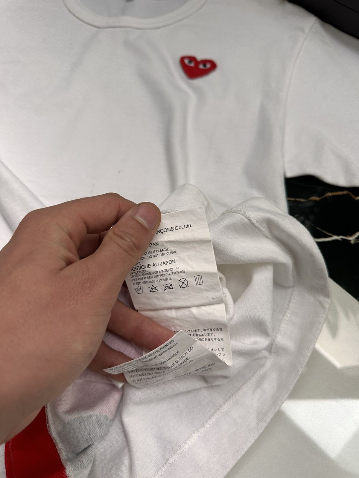 Comme des Garcons × Vintage CDG VINTAGE BIG LOGO LUXURY STREETWEAR T-SHIRT Size US M / EU 48-50 / 2 - 7 Thumbnail