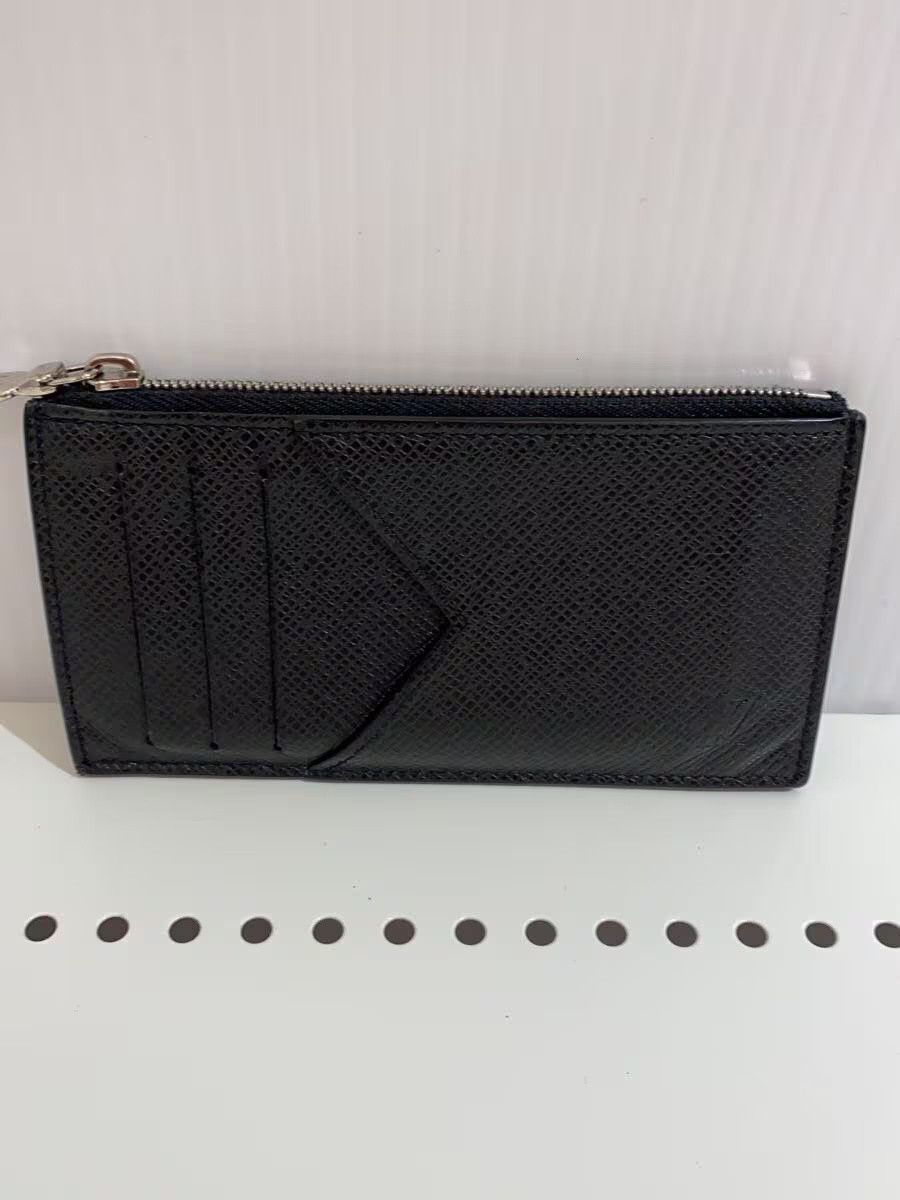 Louis Vuitton Louis Vuitton Taiga Coin Card Holder Cowhide Black Size ONE SIZE - 2 Thumbnail