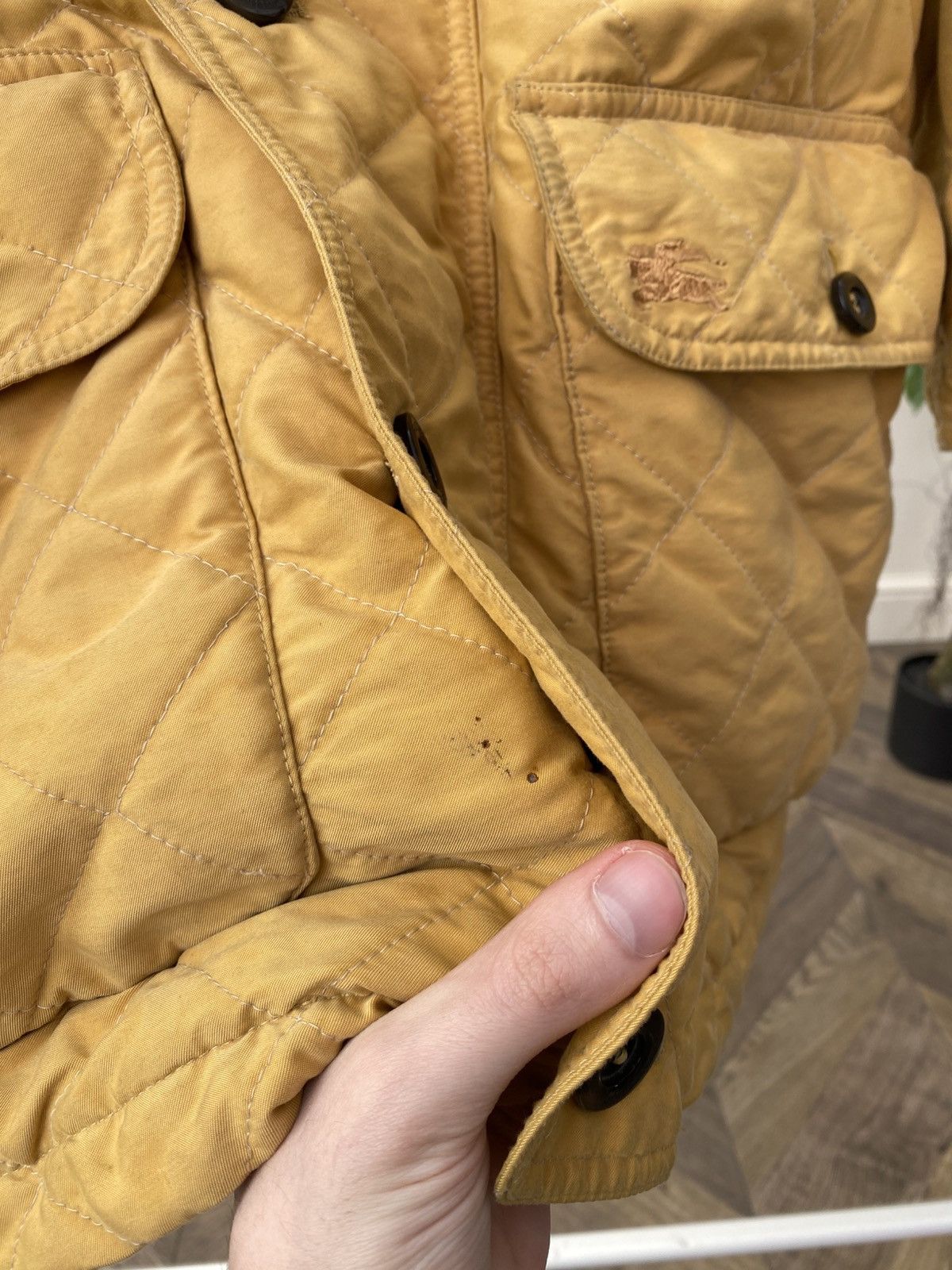 Burberry Vintage Burberry Nova Check Quilted Yellow Jacket Size US L / EU 52-54 / 3 - 8 Thumbnail