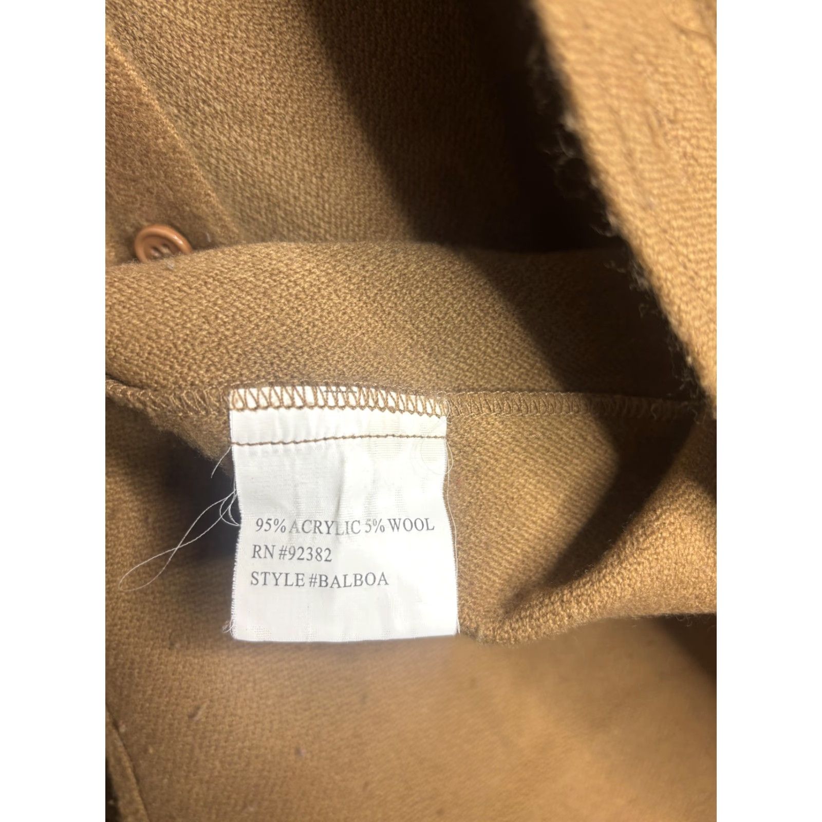 Prana prAna Shacket Mens M Brown Balboa Wool Blend Snap Front Twill Jacket Shirt Size US M / EU 48-50 / 2 - 4 Thumbnail