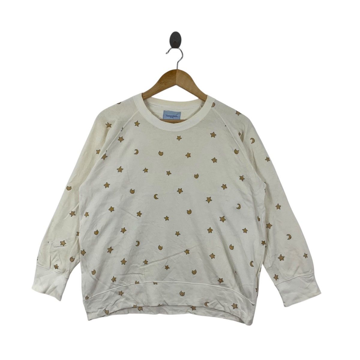 Tsumori Chisato Vintage TSUMORI CHISATO SLEEP Collection AOP Moon Sweatshirt Size L / US 10 / IT 46 - 4 Thumbnail