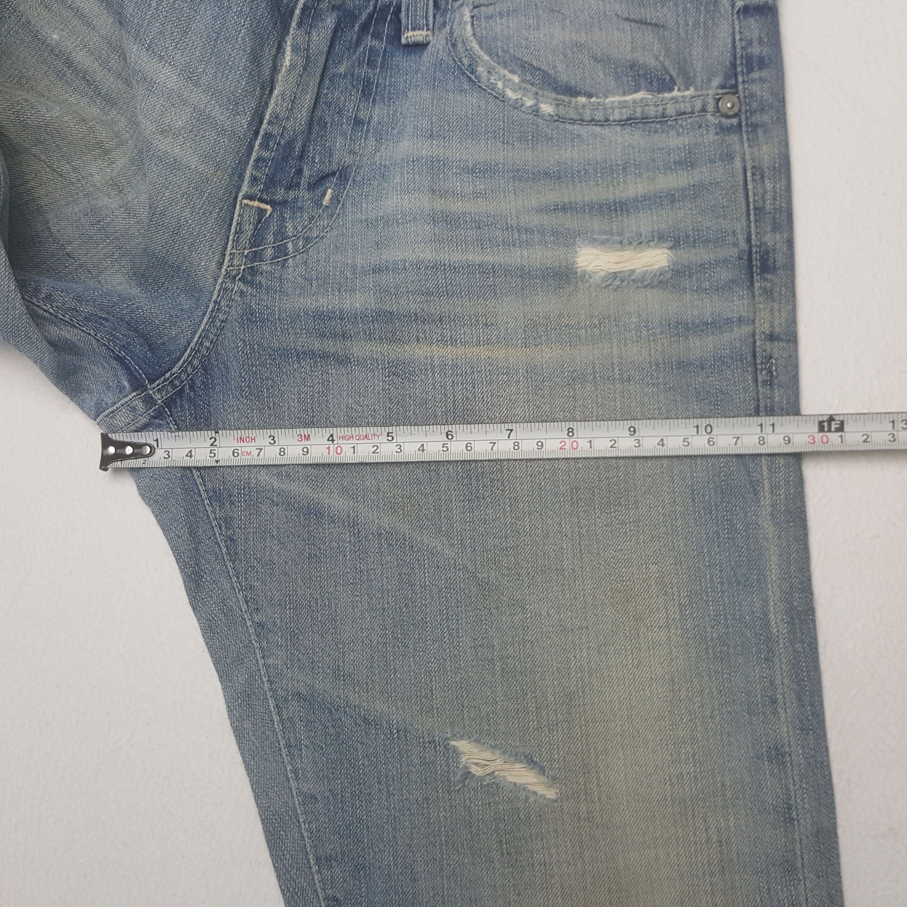 AG Adriano Goldschmied × Vintage Vintage Adriano Goldschmied Distressed Style Denim Jeans Size US 30 / EU 46 - 11 Thumbnail