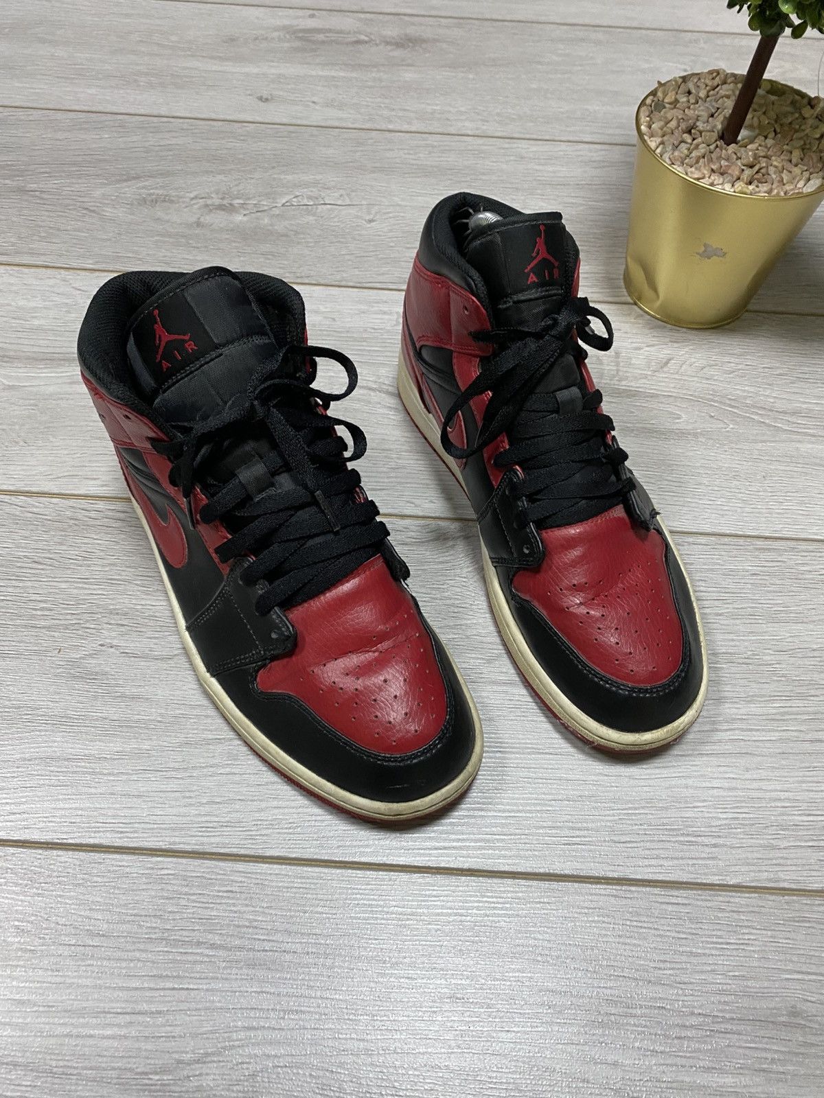 Jordan Brand Air Jordan Banned 1 (Bred 1) leather Size US 10.5 / EU 43-44 - 2 Thumbnail