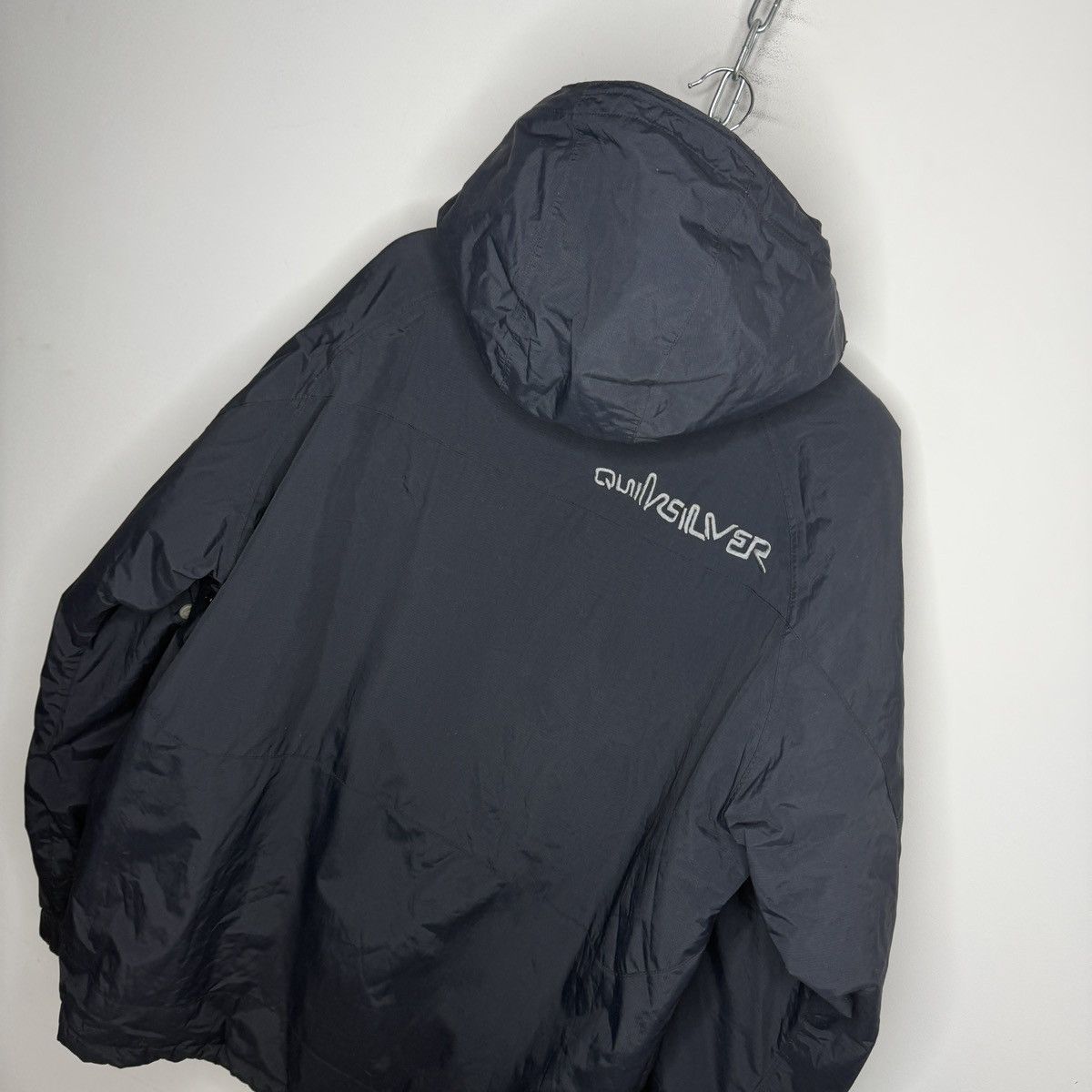 Quiksilver Vintage Quiksilver Compass Anorak Jacket Black Nylon Y2K Size US XL / EU 56 / 4 - 12 Thumbnail