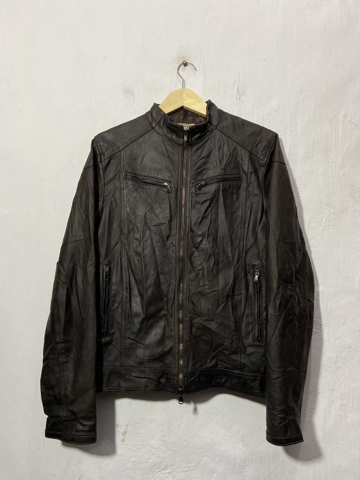 Genuine Leather Vintage Contex Max Riders Racer Leather Jacket Size US M / EU 48-50 / 2 - 1 Thumbnail