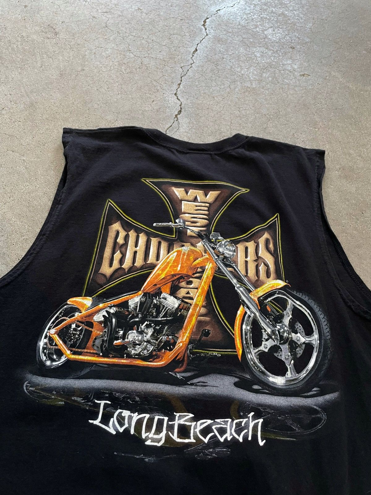 West Coast Choppers Vintage West Coast Choppers Tank Top Size US XL / EU 56 / 4 - 3 Thumbnail