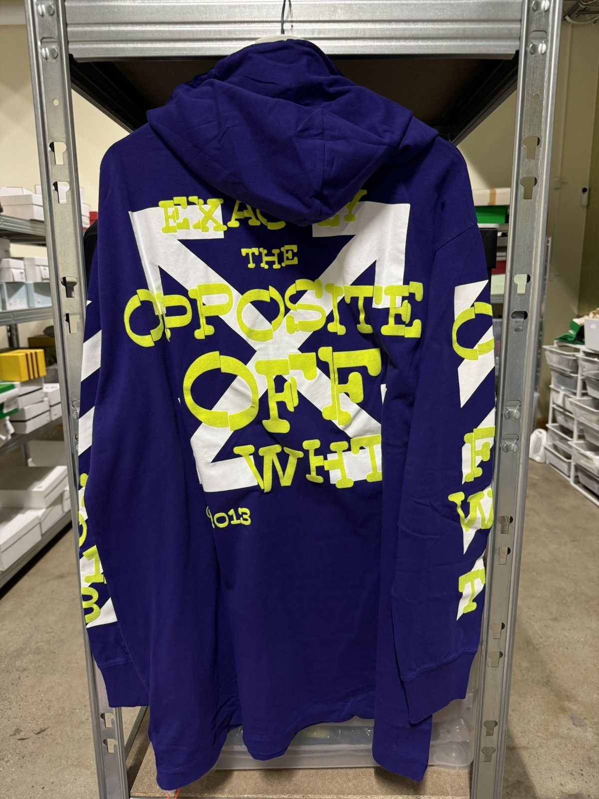 Off-White Off-White Opposite Arrow Hoodie NEW 800$ Size US M / EU 48-50 / 2 - 1 Thumbnail