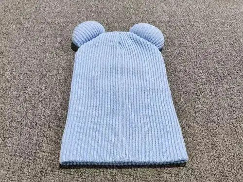 Other Bear Ears Balaclava Ski Mask Baby Blue Color Size ONE SIZE - 4 Thumbnail