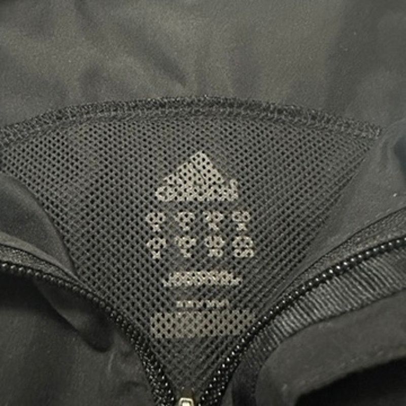 Adidas adidas black classic three stripe windbreaker jacket size XL Size US XL / EU 56 / 4 - 4 Thumbnail