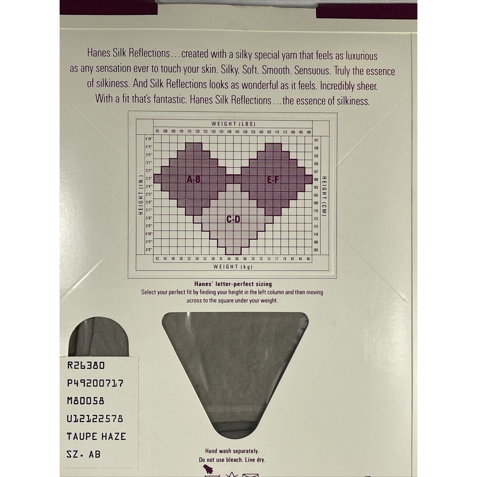 Hanes Hanes Pantyhose SZ AB Classic Taupe Haze Hosiery Sexy Hanes Size ONE SIZE - 10 Thumbnail