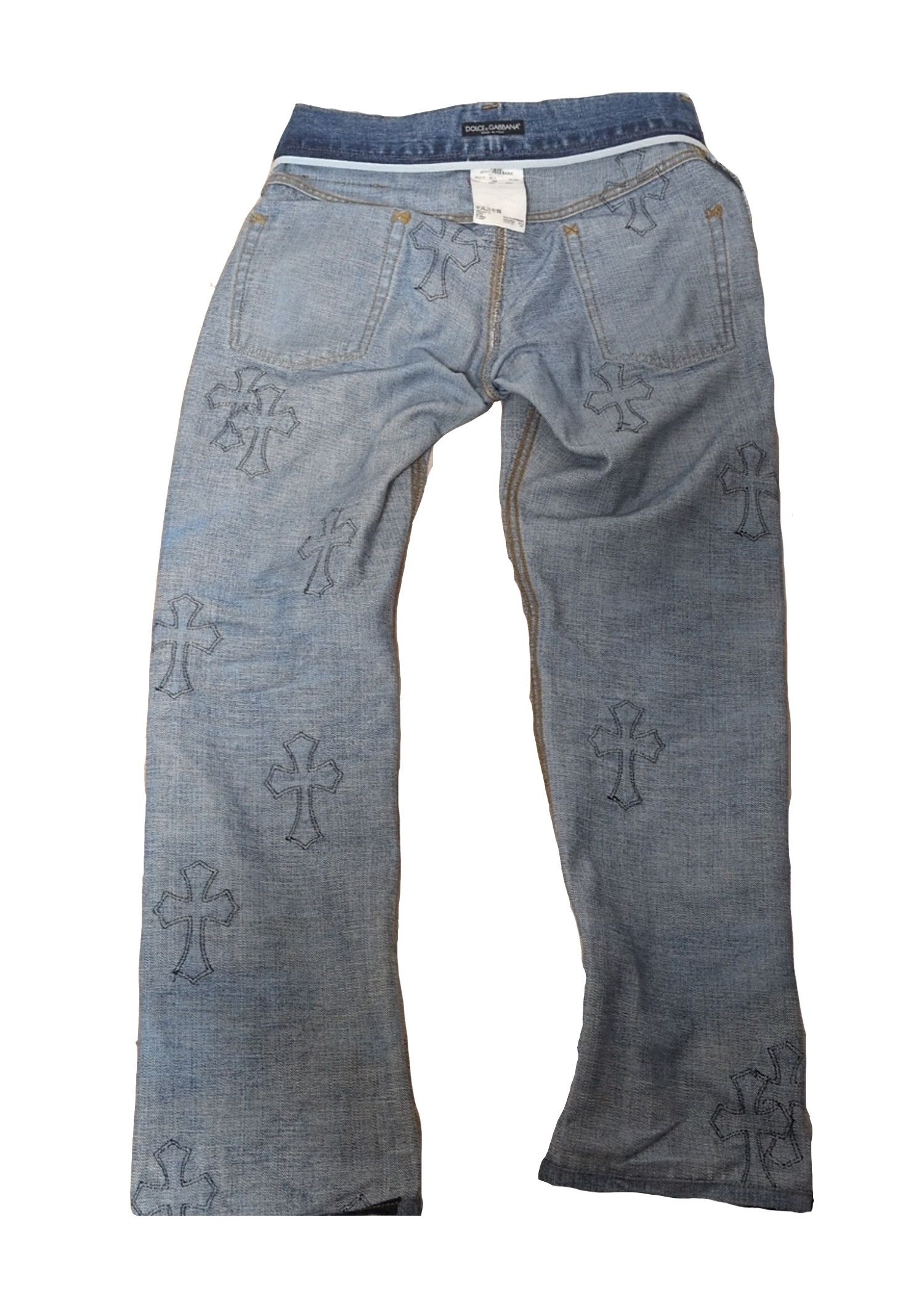 Chrome Hearts Chrome Hearts Dolce Gobbanna Patch Denim Jeans Size US 32 / EU 48 - 4 Thumbnail
