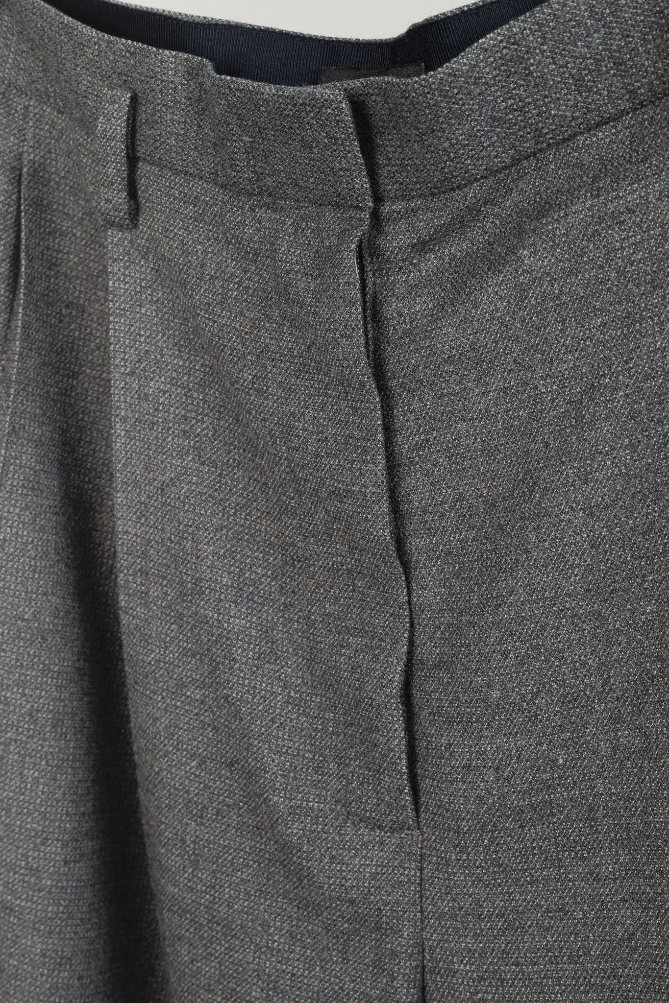 The Row The Row Grey Wide Leg Pleated Trouser Pants Size 30" / US 8 / IT 44 - 8 Thumbnail
