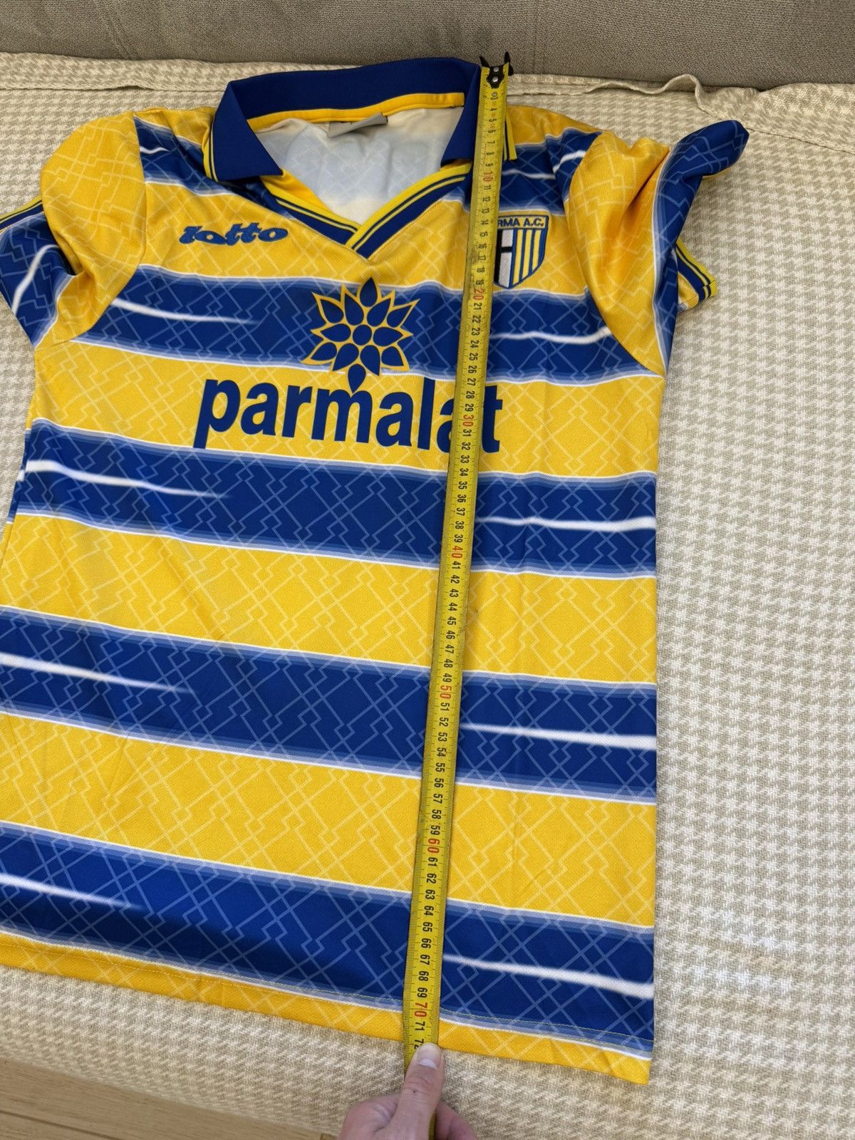 Lotto Sport Vintage Parma A.C. Crespo 8 Lotto Football Soccer Jersey Size US M / EU 48-50 / 2 - 9 Thumbnail