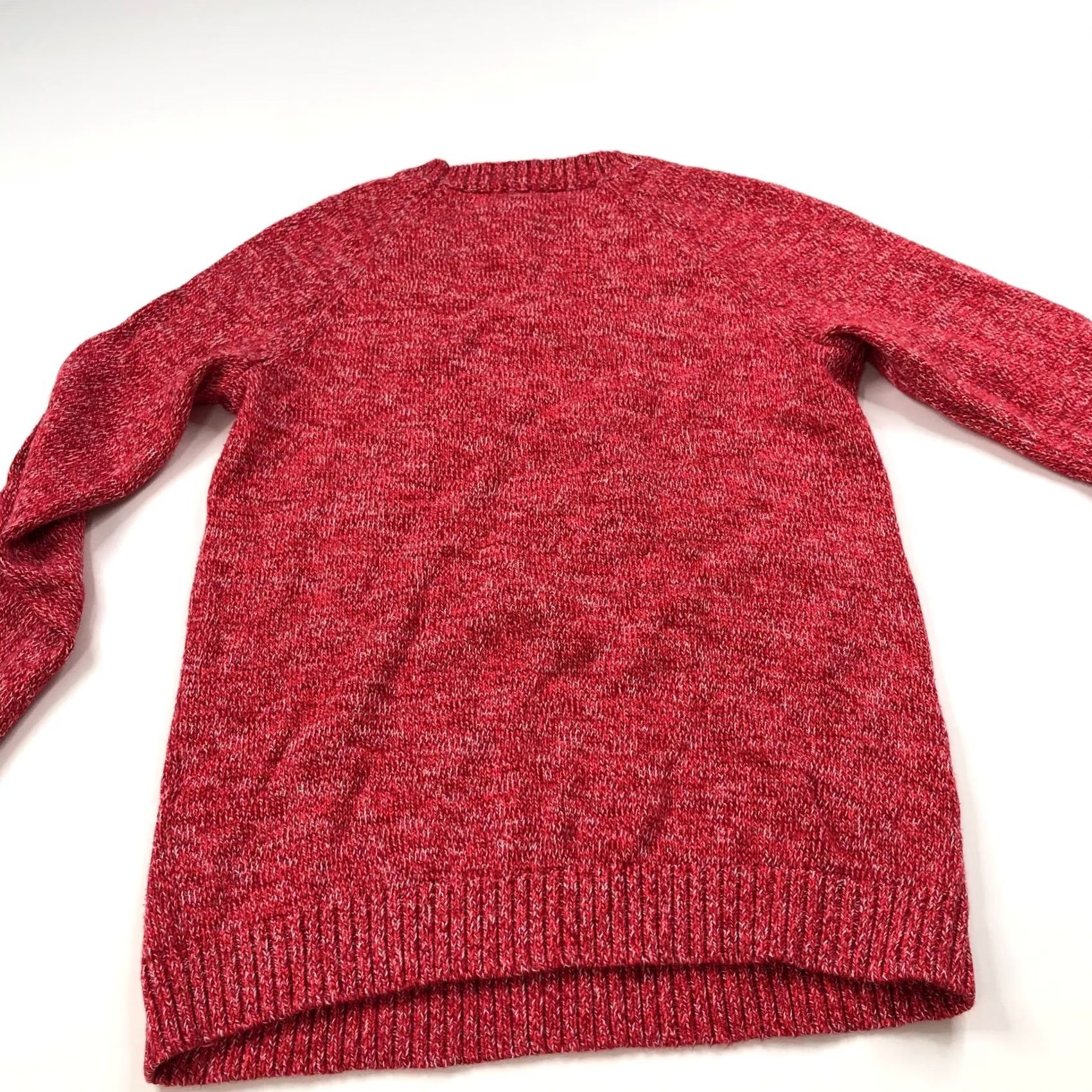 Lands' End VINTAGE Lands End Drifter Medium Cable Knit Fisherman Women's Pullover Sweater Red MINT Size M / US 6-8 / IT 42-44 - 5 Thumbnail