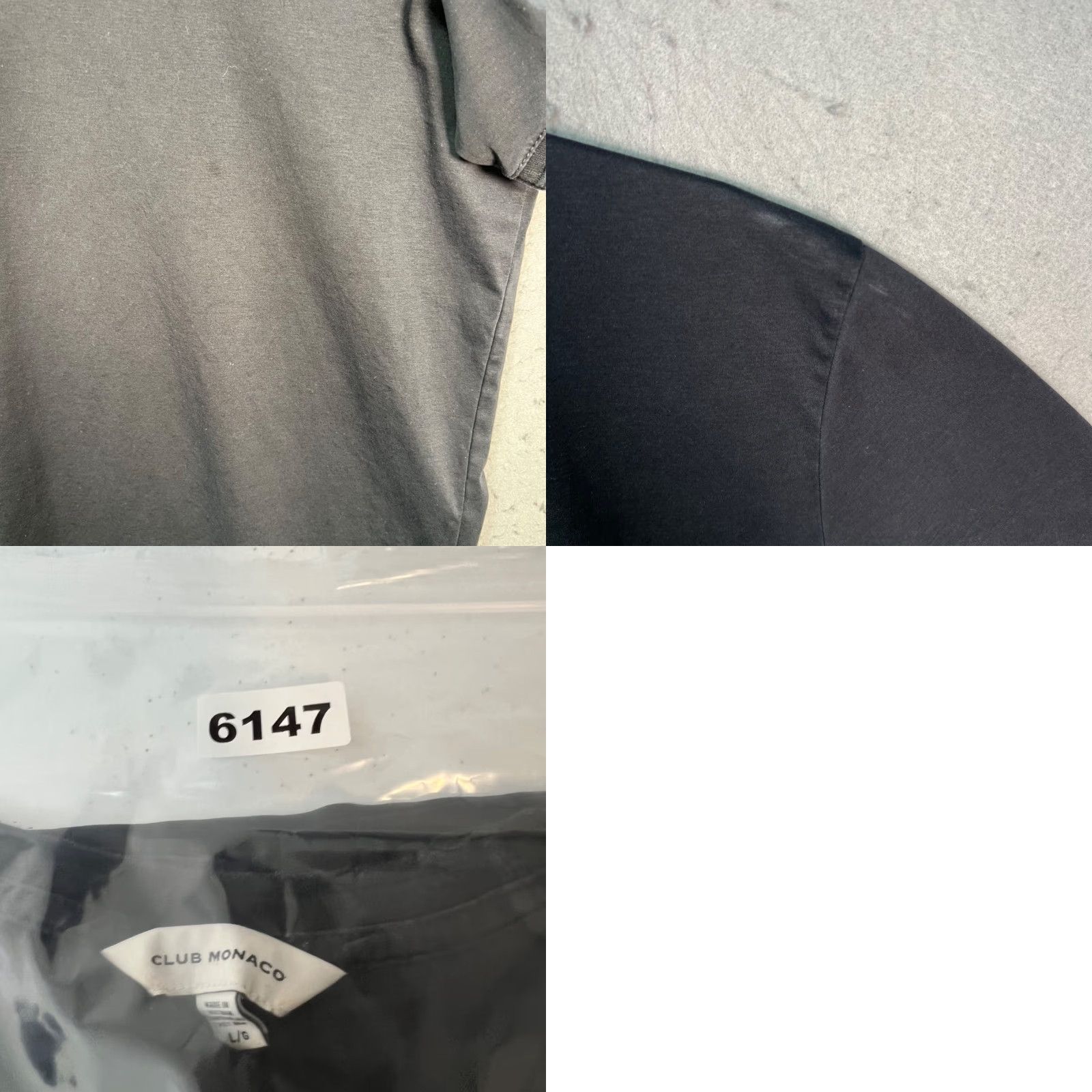 Club Monaco Club Monaco Mens Large Black Cotton Crewneck T-Shirt Casual Classic Size US L / EU 52-54 / 3 - 8 Thumbnail