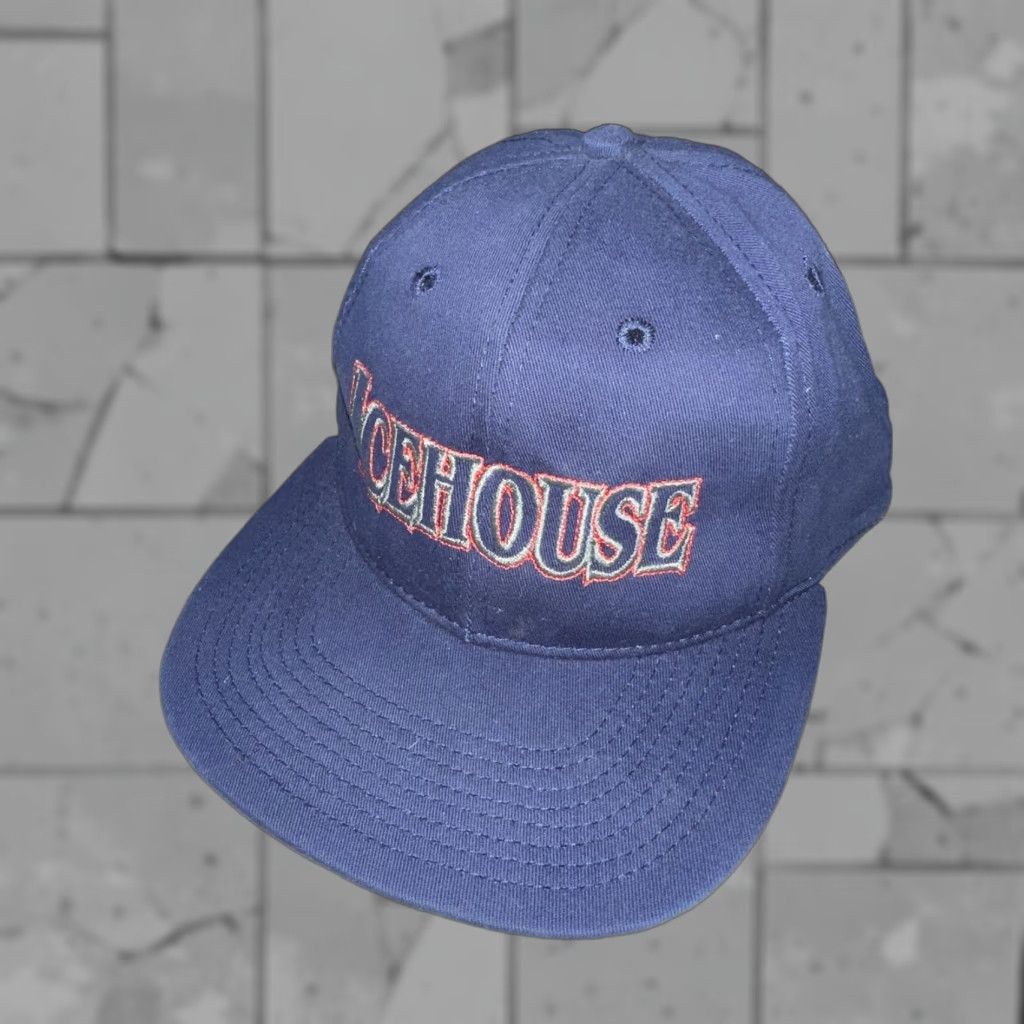 Vintage VINTAGE ICEHOUSE Beer Hat Cap Baseball Cap Men One Size Blue 90s Snapback USA Size ONE SIZE - 1 Thumbnail