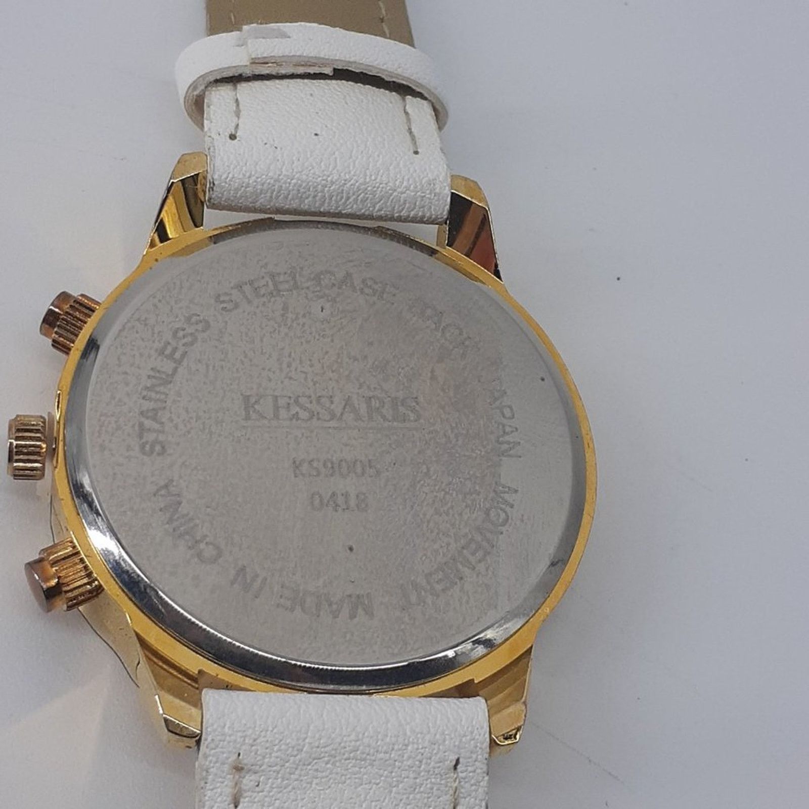 Other Kessaris KS9005 Japan Movement Roman Numerals Glitter White Size ONE SIZE - 4 Thumbnail