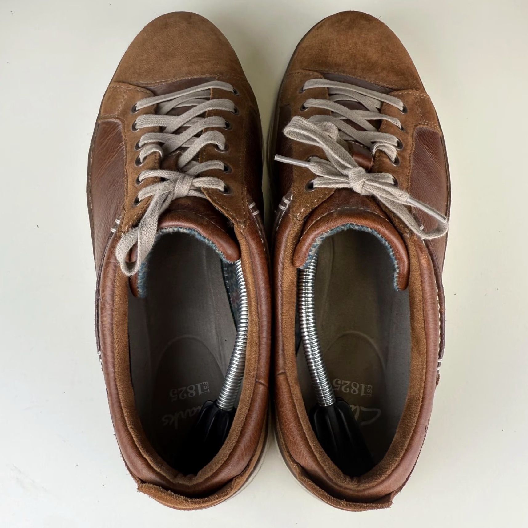 Clarks Clarks Sneakers Men's 13 Brown Leather Lorsen Edge Athletic/Leather Sneaker Mens 13 Brown Clarks Edge Leather Sneakers Size US 13 / EU 46 - 5 Thumbnail
