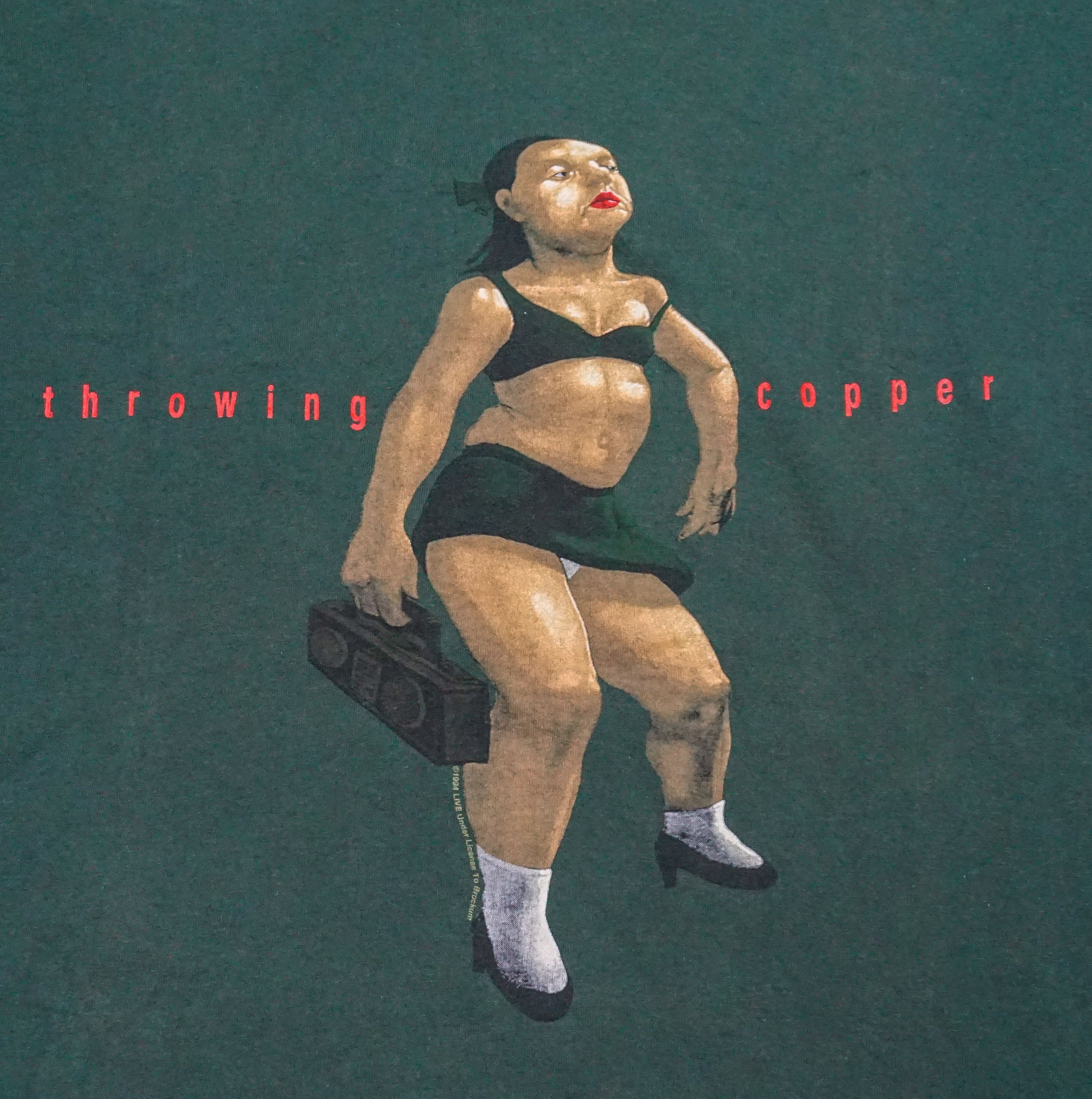 Band Tees × Mostly Heard Rarely Seen × Vintage Live "Throwing Copper Fall Tour " Album cover T-shirt Size US XL / EU 56 / 4 - 2 Thumbnail