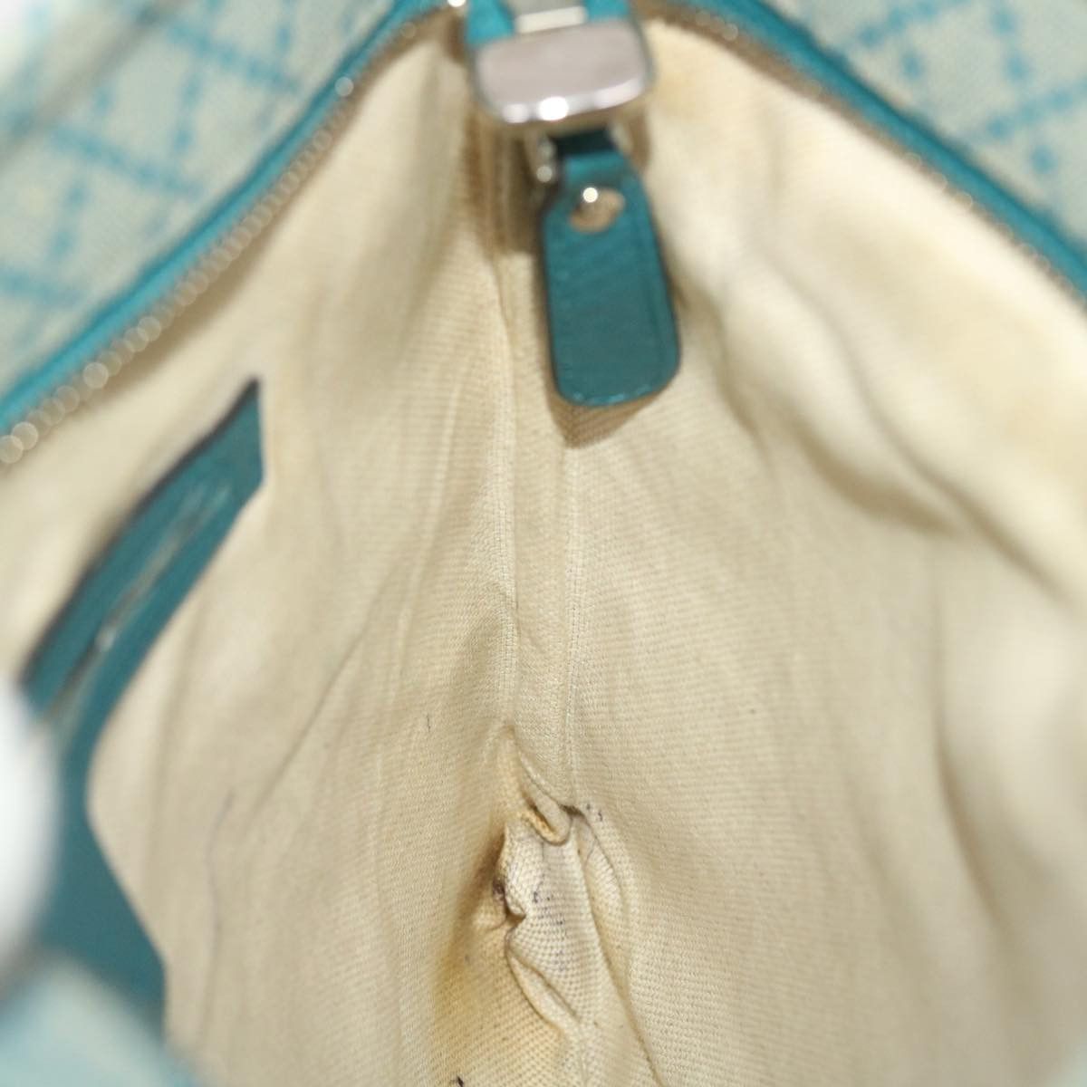 Gucci GUCCI Diamante Shoulder Bag Pvc Leather Light Blue Size ONE SIZE - 20 Thumbnail