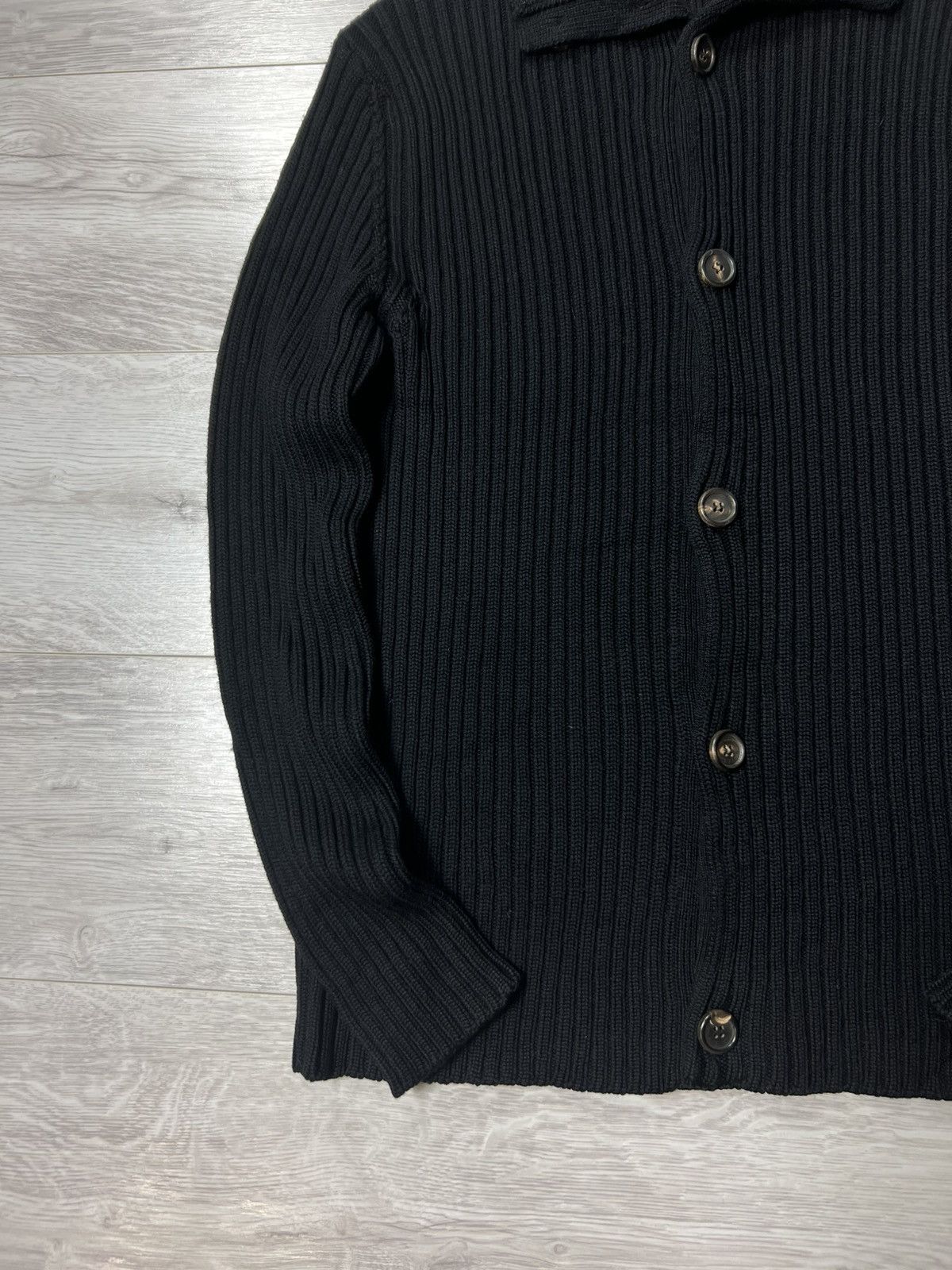 Etro Etro Milano Ribbed Button Up Cardigan Sweater High Collar Size US L / EU 52-54 / 3 - 7 Thumbnail