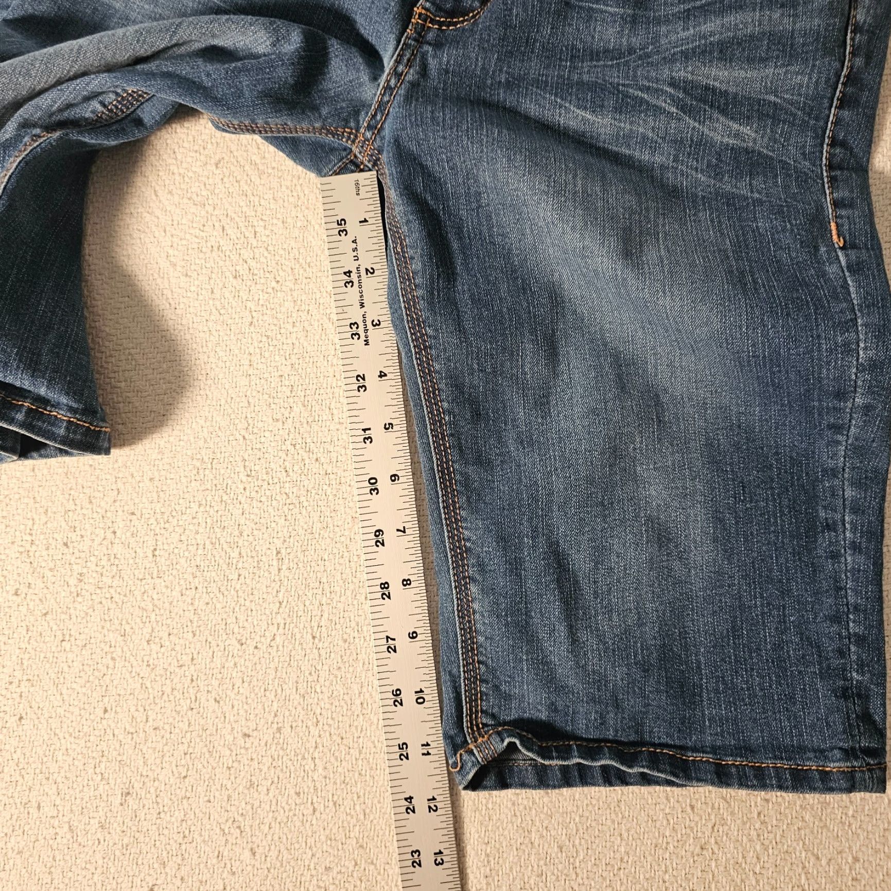 Vintage Women's Seven 7 Stretch Capri Jeans Size 6 Medium Wash Beach Size 28" / US 6 / IT 42 - 6 Thumbnail