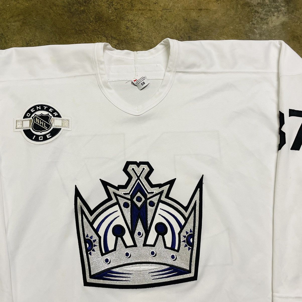 Vintage CCM LA Kings Authentic Center Ice Practice Jersey