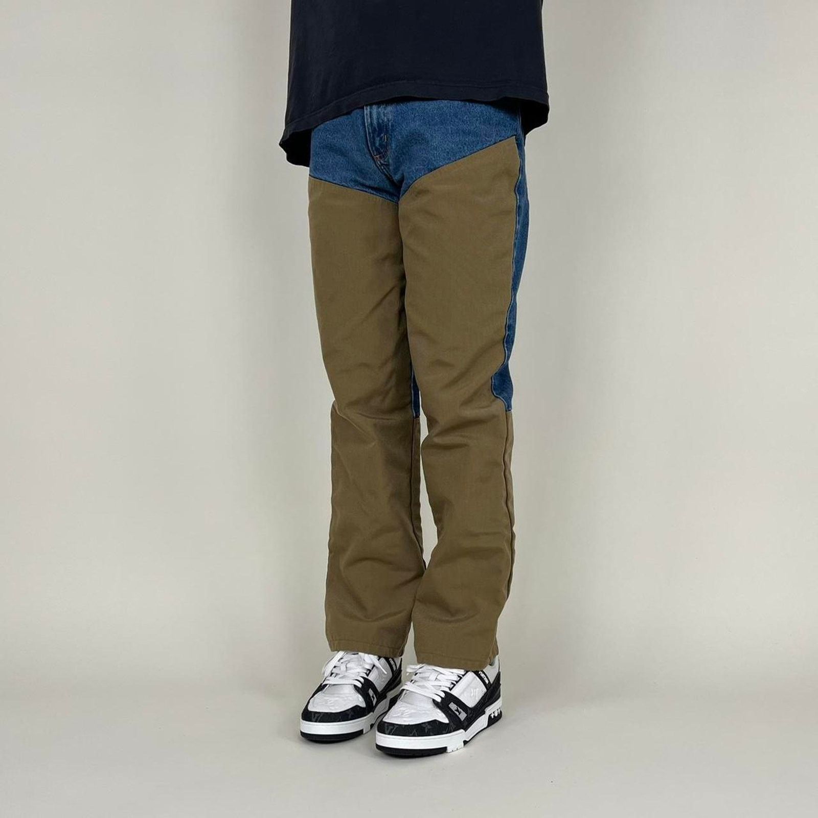 Redhead × Vintage Vintage Y2K Double Knee Denim Cowboy Carpenter Pants Size US 32 / EU 48 - 1 Thumbnail
