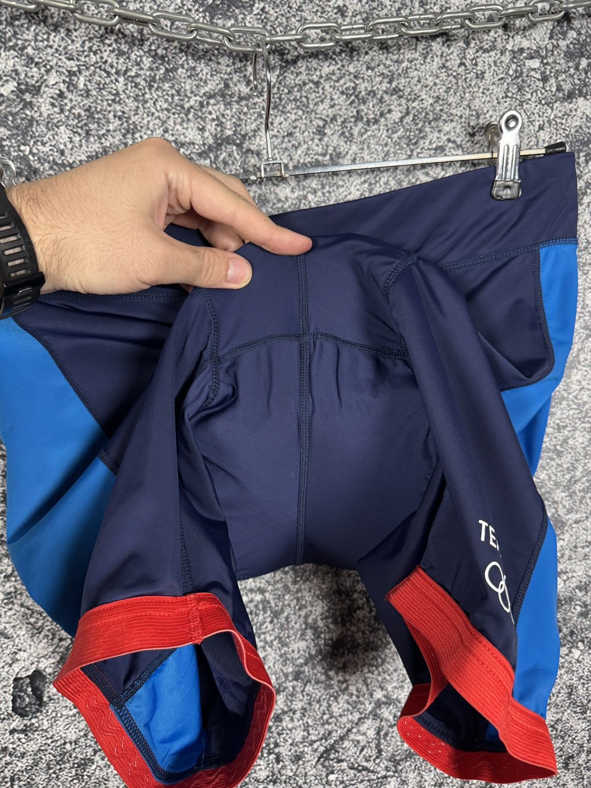 Adidas Team GB Cycling Bib Shorts Olympic Games Made in Italy XL Size US 38 / EU 54 - 6 Thumbnail