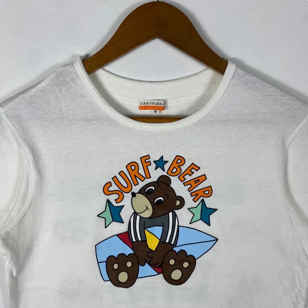 Jean Charles De Castelbajac CASTELBAJAC KIDS SPORT Surf Bear Graphic Tee Shirt Size US M / EU 48-50 / 2 - 2 Thumbnail